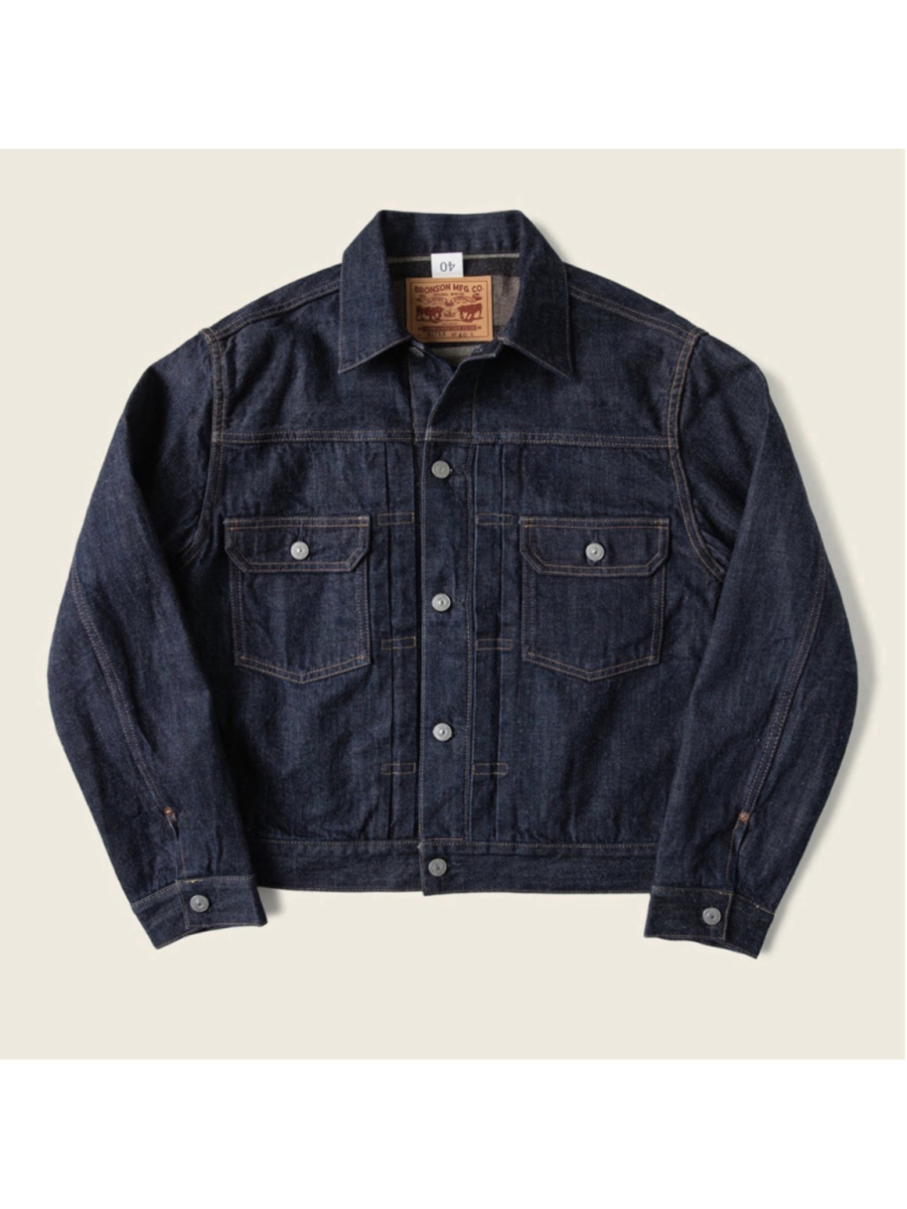 1950s Type 1 Blanket Lined Denim Jacket Sz 40
